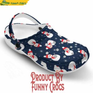 Snowman Christmas Pattern Crocs For Kids