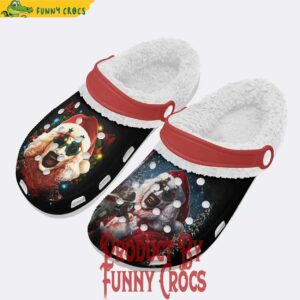 Terrifier 3 Horror Movie Christmas Fleece Lined Crocs