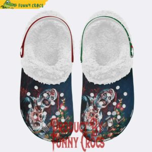 Terrifier Christmas Edition Fleece Lined Crocs Shoes