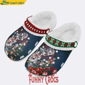 Terrifier Christmas Edition Fleece Lined Crocs Shoes 3