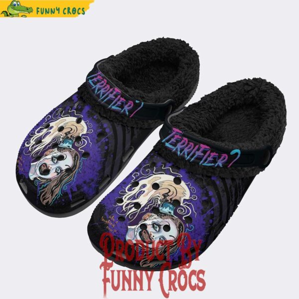 Terrifier Horror Movie Fleece Lined Crocs Mens