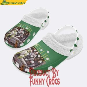 Thug Life Christmas Fleece Lined Crocs Shoes 3