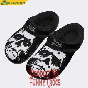 Unisex Monster Skull Crocs Lined With Fleece​