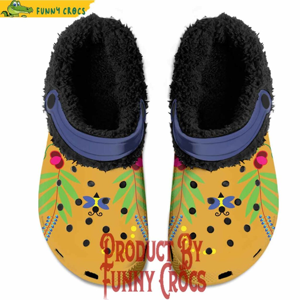 Willow Bee Sunshine Ladies Fleece Lined Crocs Clogs Shoes